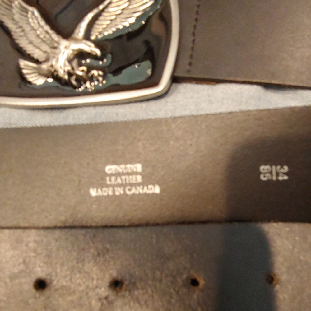 American Eagle. Leather Belt - Picture 2 of 2
